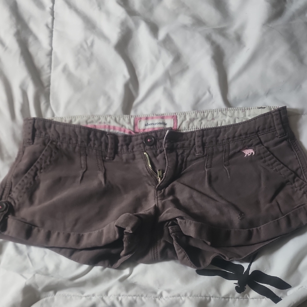 Abercrombie & Fitch Brown Cargo Shorts Casual Style